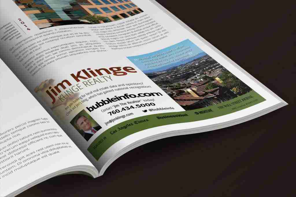 KLINGE REALTY HALF PAGE AD