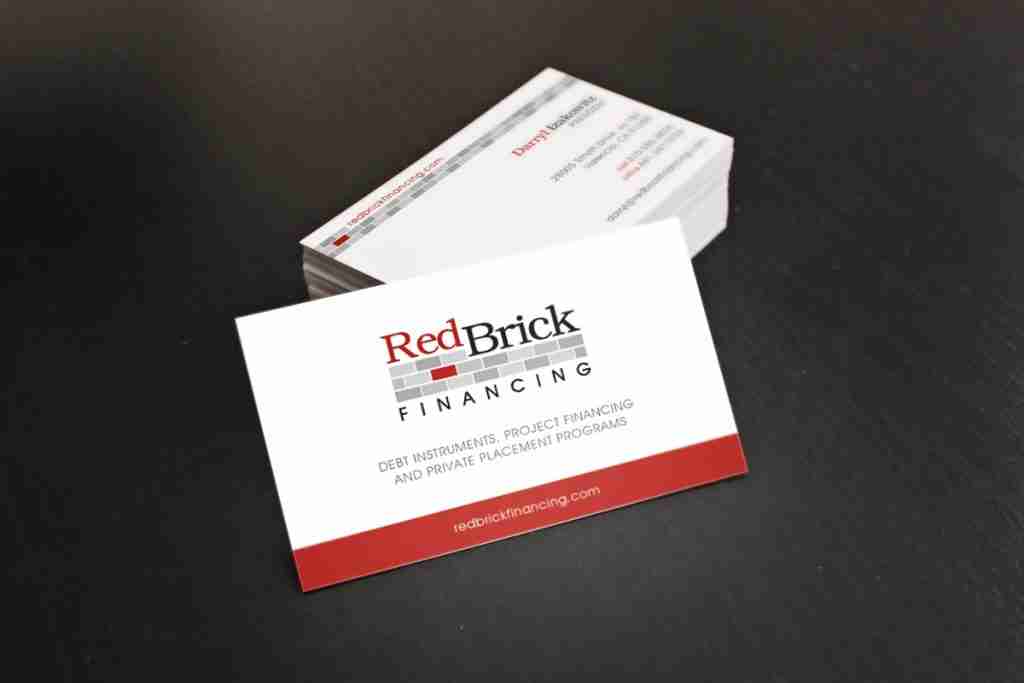 RedBrick Financing Business Card